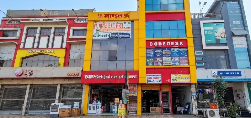 Code Desk Jaipur institute building for programming, web development and IT training courses