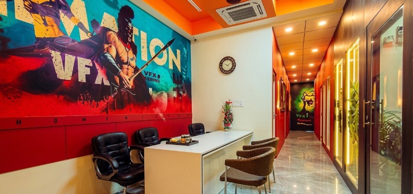 Arena Animation Jaipur institute interior for VFX animation and graphic design training classes
