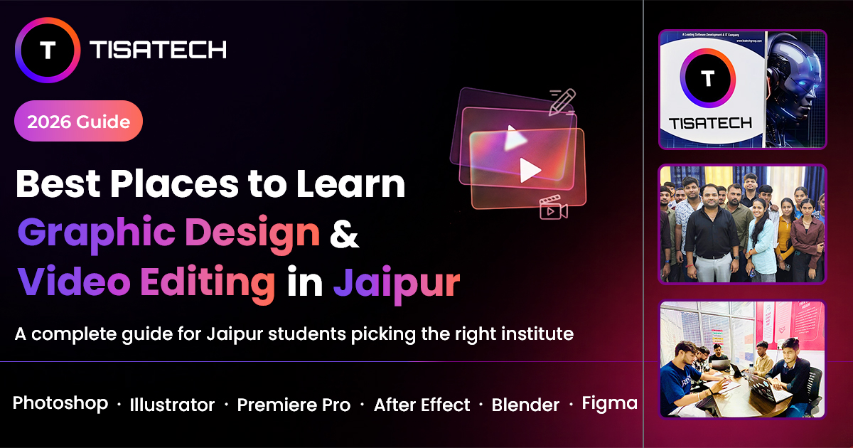Career paths infographic showing design and media job roles with salary in Jaipur