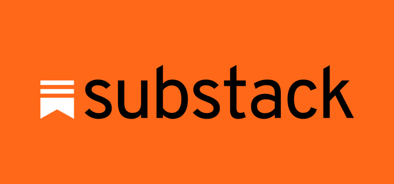 Substack logo and newsletter publishing platform for writers and creators.