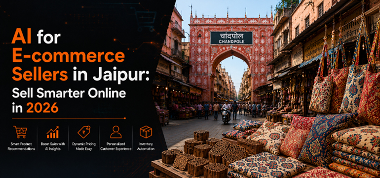 AI for e-commerce sellers in Jaipur using product recommendations, sales insights, dynamic pricing, customer personalization, and inventory automation.