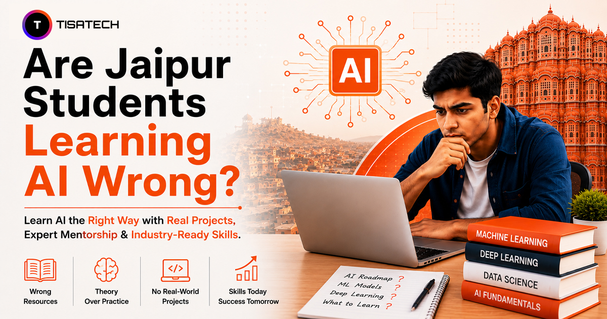 Jaipur student learning artificial intelligence with real projects, expert mentorship and industry-ready AI skills