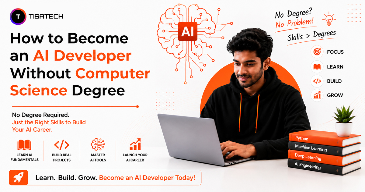 How to become an AI developer without a computer science degree