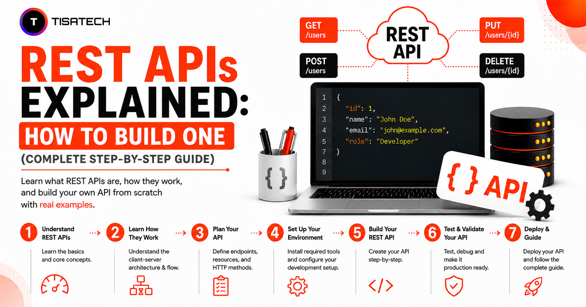 REST APIs explained step-by-step guide to build a REST API