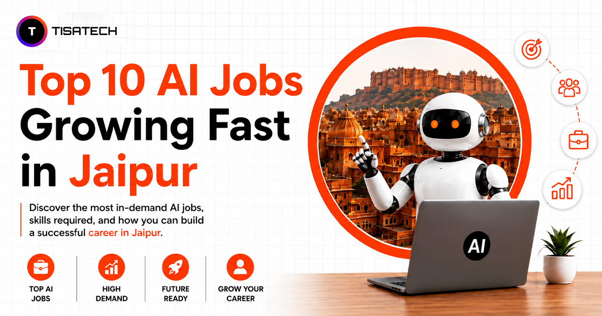 Top 10 fast growing AI jobs in Jaipur with required skills, career opportunities, and future demand.