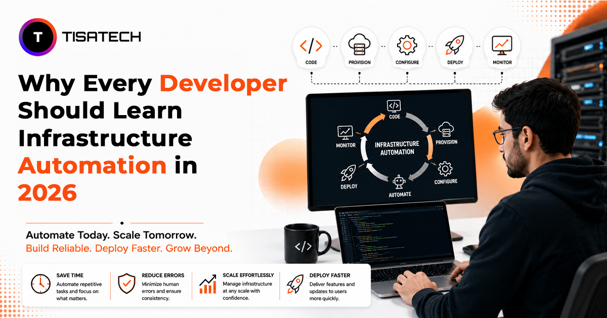 Developer learning infrastructure automation, deployment, configuration and monitoring in 2026 - TISA-TECH
