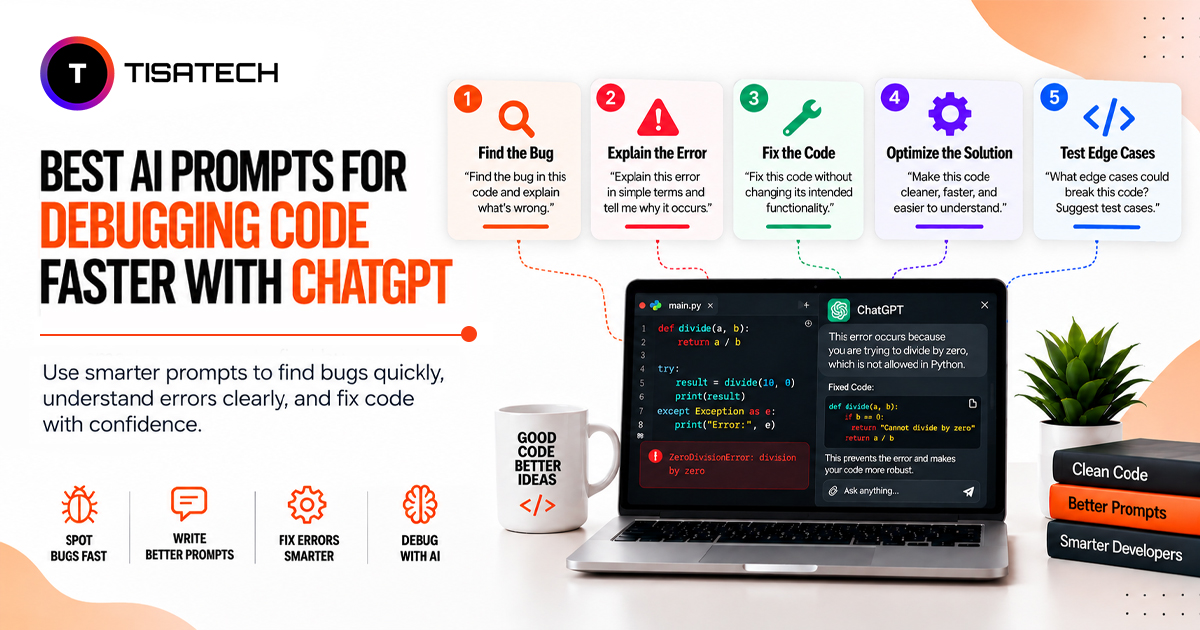 Best AI prompts for debugging code faster with ChatGPT using practical coding examples