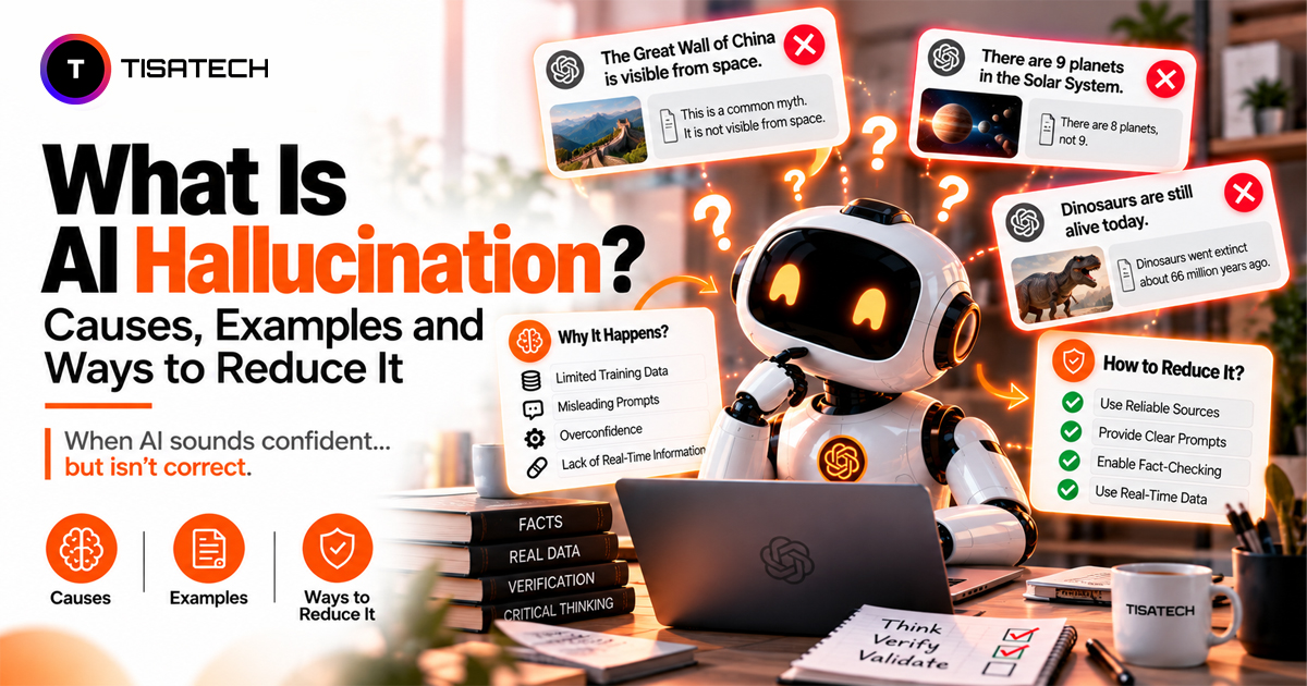 What is AI hallucination, its causes, examples, and ways to reduce AI errors